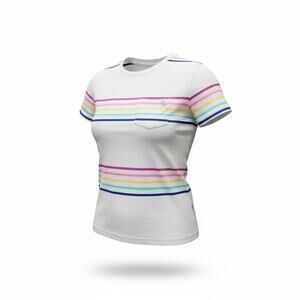 GAP Kids Rainbow Stripe Supersoft T Shirt Girls Size L